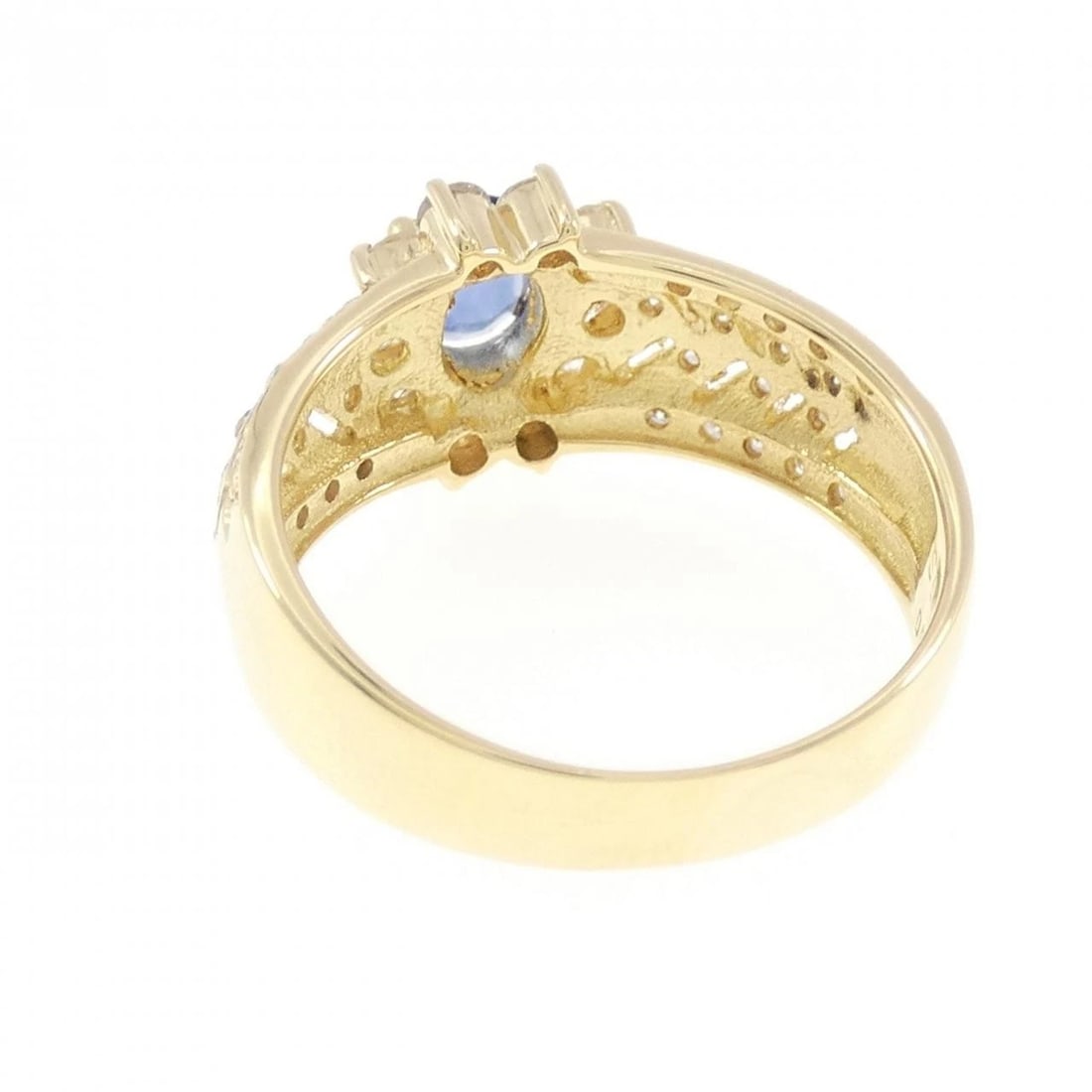 K18YG SAPPHIRE RING - 3