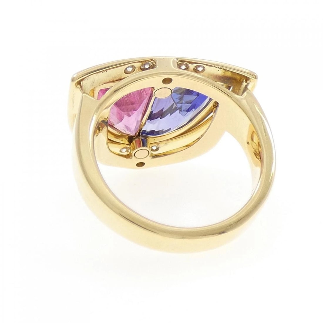 750YG COLOR STONE RING - 3