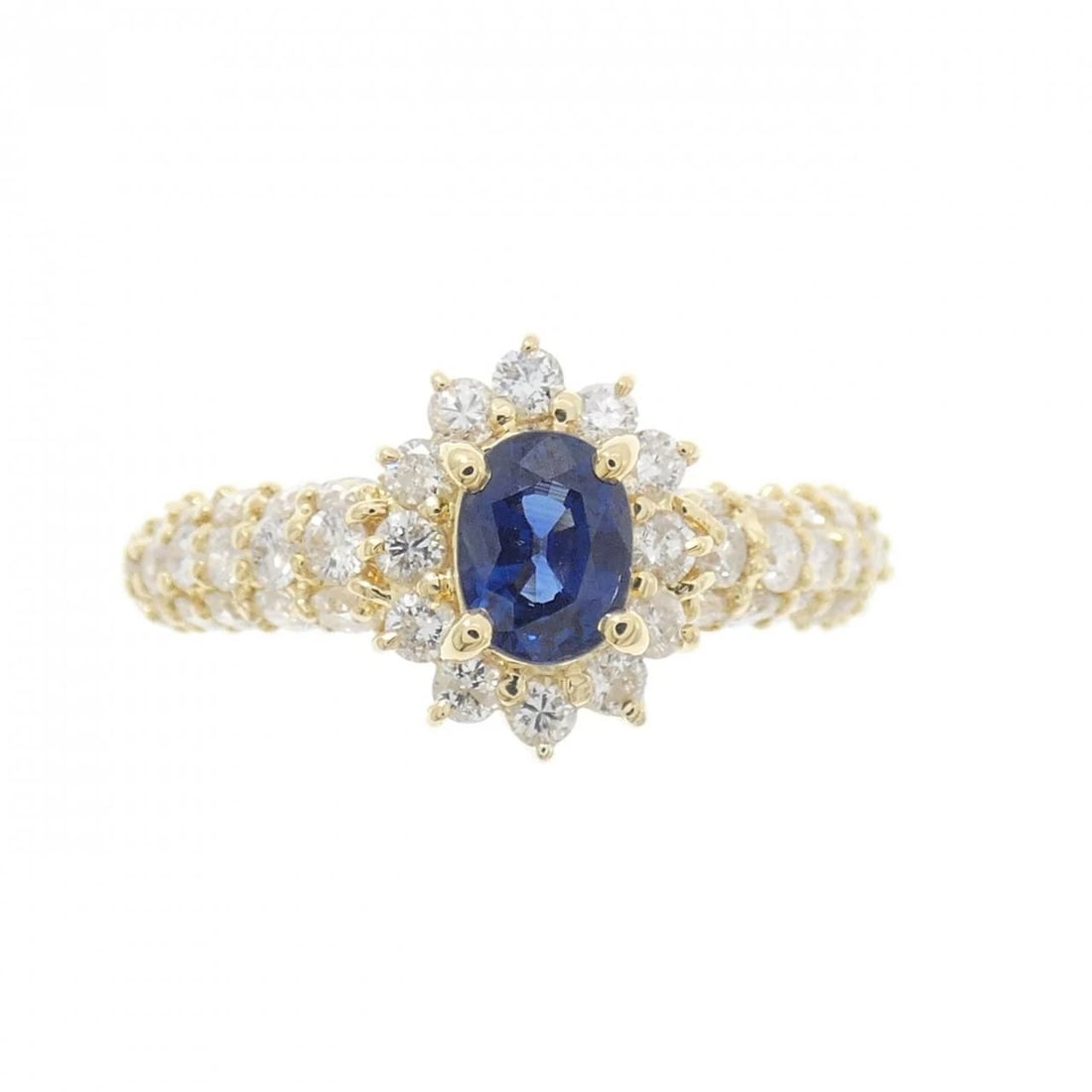 K18YG SAPPHIRE RING - 2