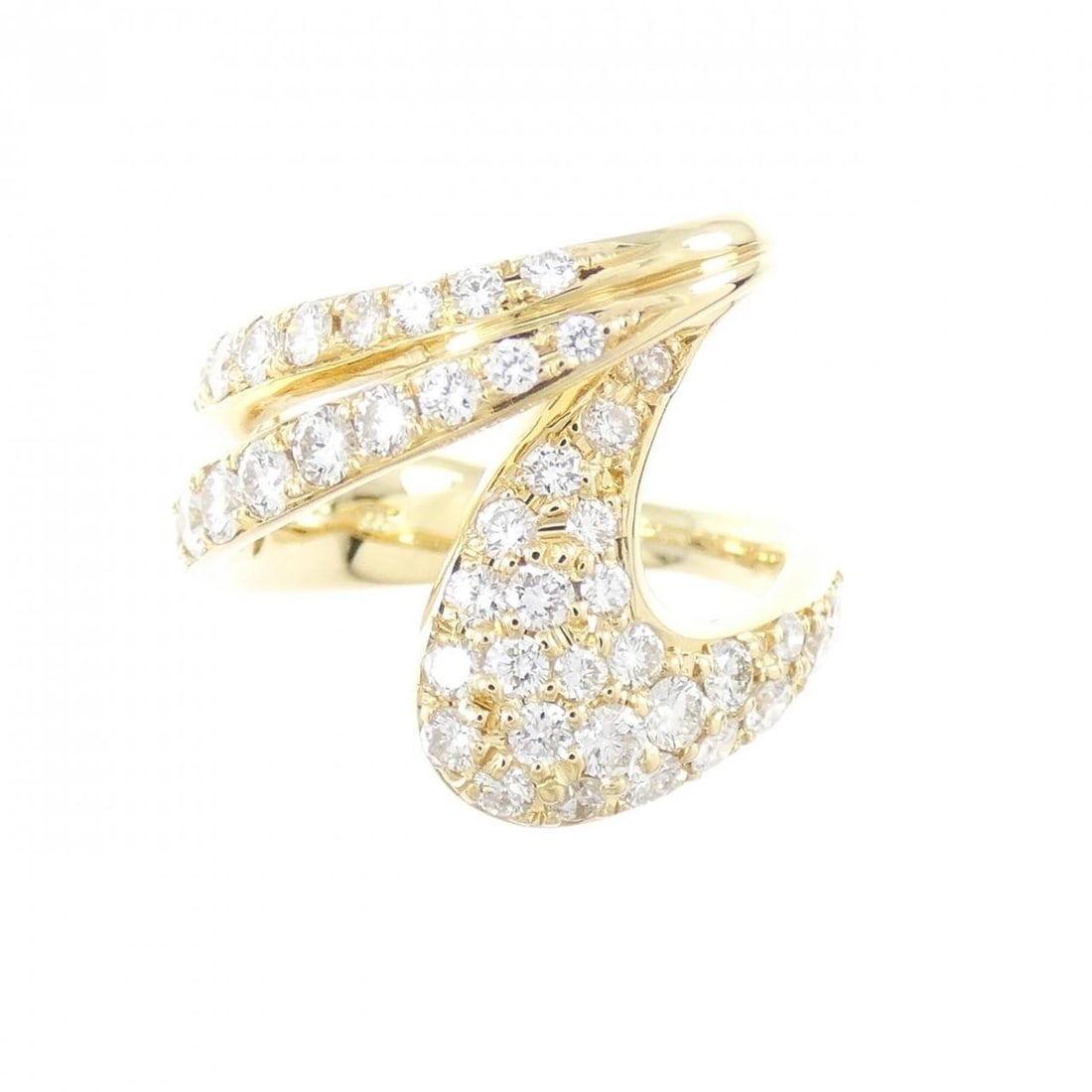K18YG DIAMOND RING - 2