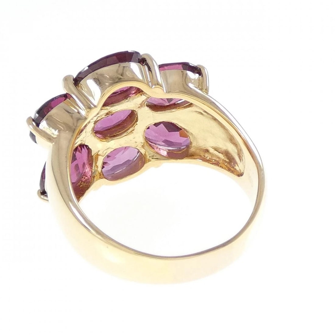 K18YG GARNET RING - 3