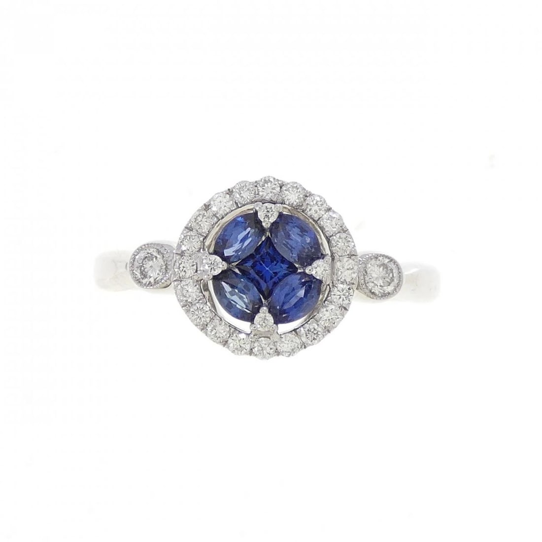 K18WG SAPPHIRE RING - 2