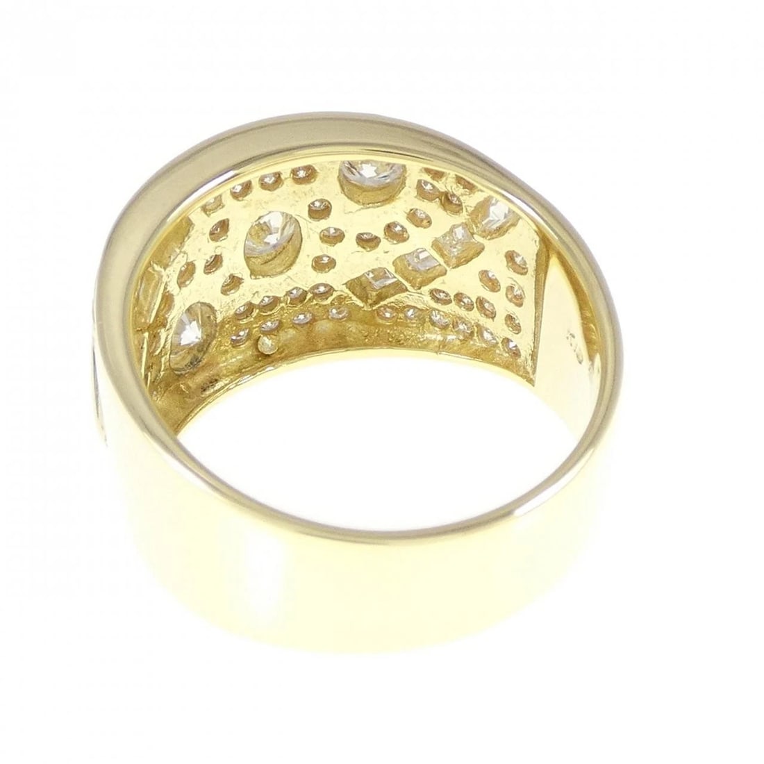 K18YG DIAMOND RING - 3