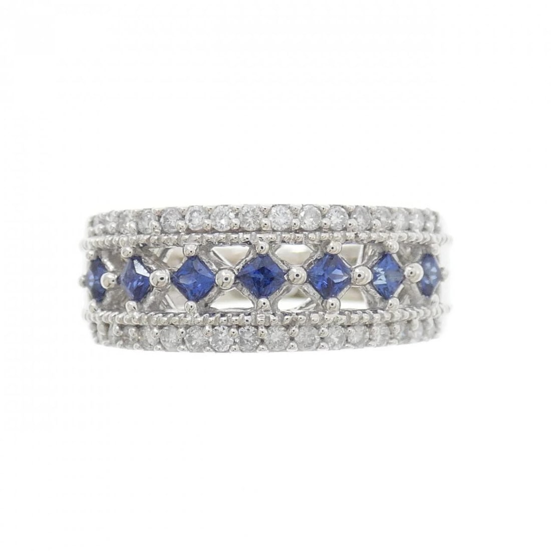 K18WG SAPPHIRE RING - 2