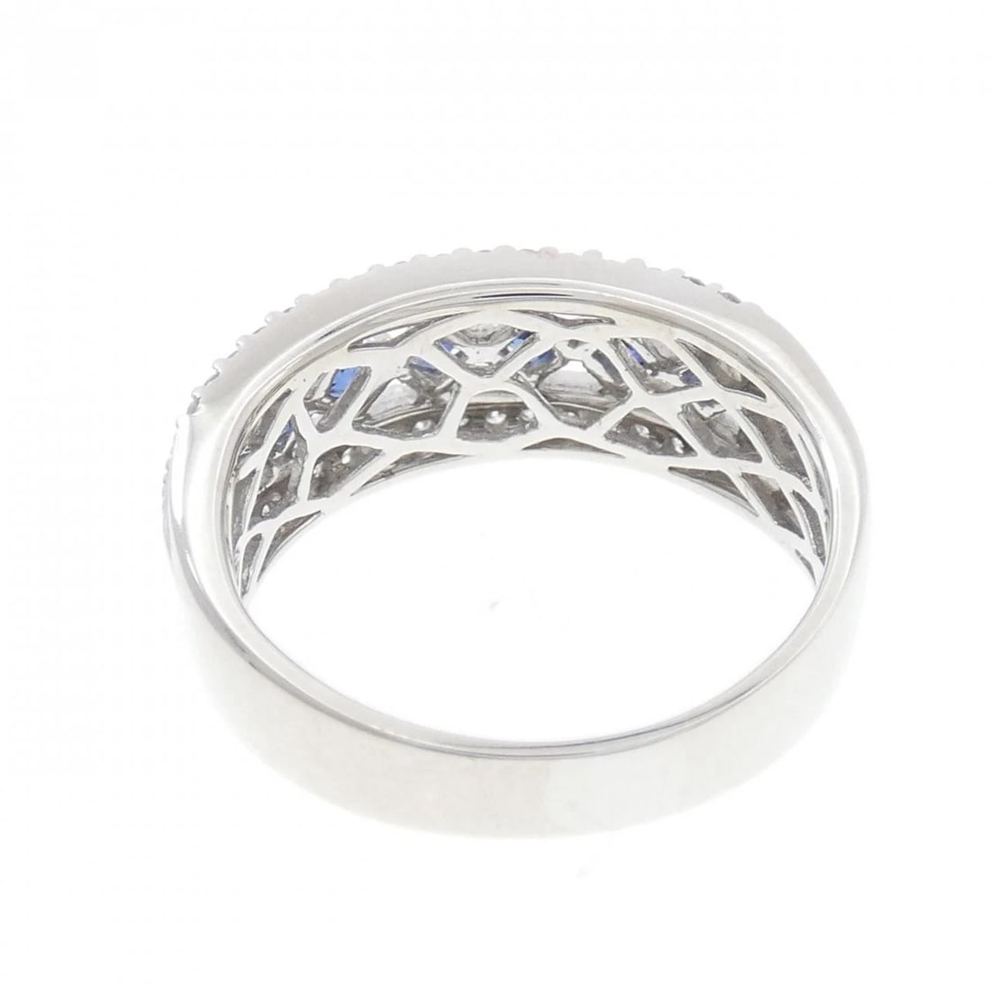 K18WG SAPPHIRE RING - 3