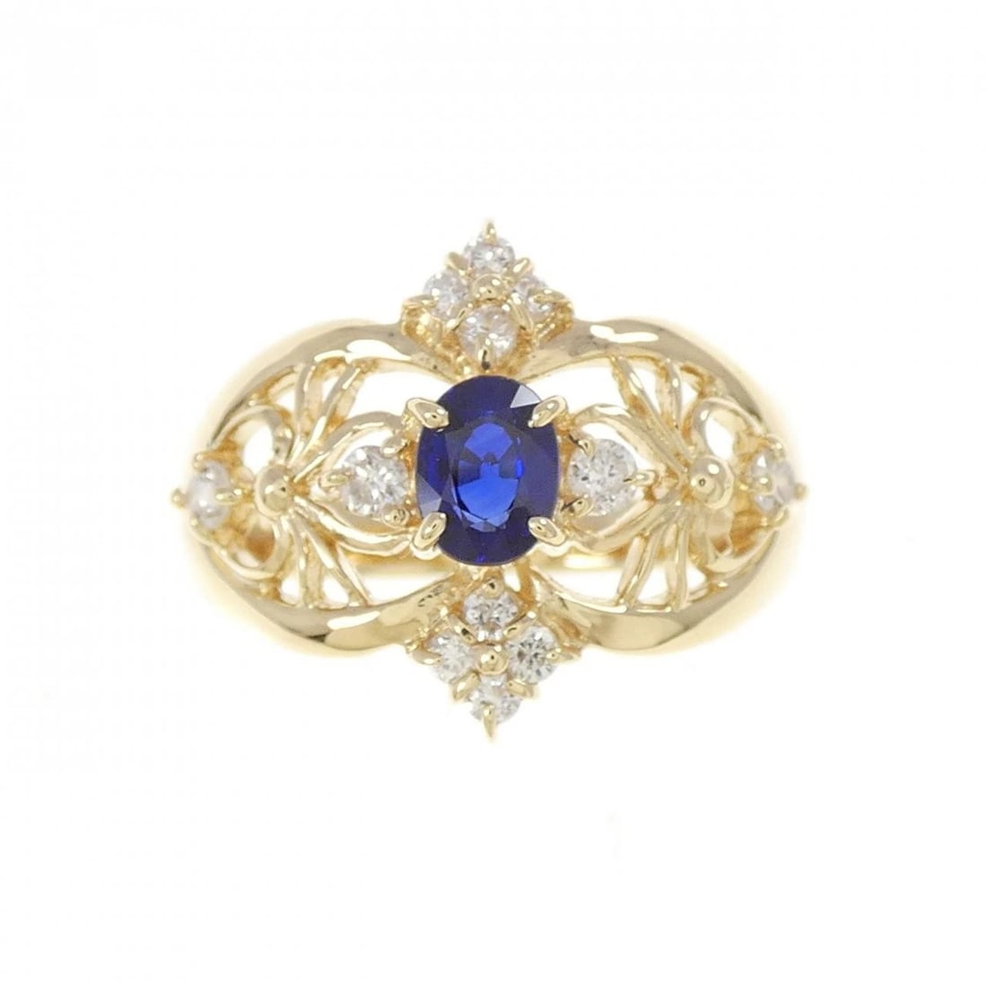 K18YG SAPPHIRE RING - 2