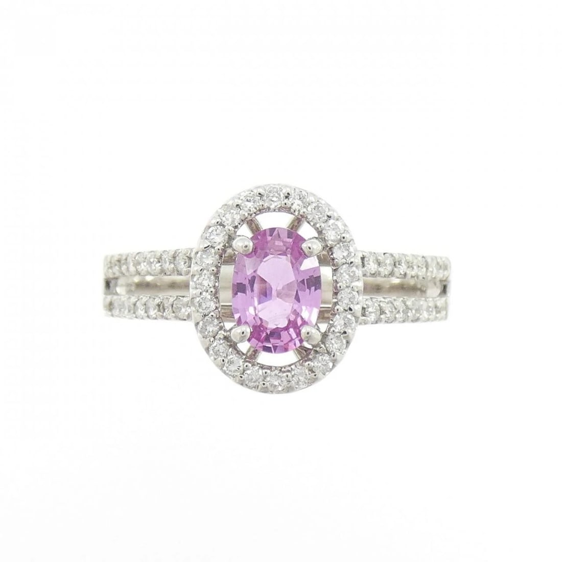 K18WG SAPPHIRE RING: K18WG Sapphire Ring Brand: Unbranded Type/Style: Sapphire Ring Material: 18k White Gold, Main Stone/Creation Sapphire Secondary Stone Diamond Color: White Gold Size: US 6 Accessories: None