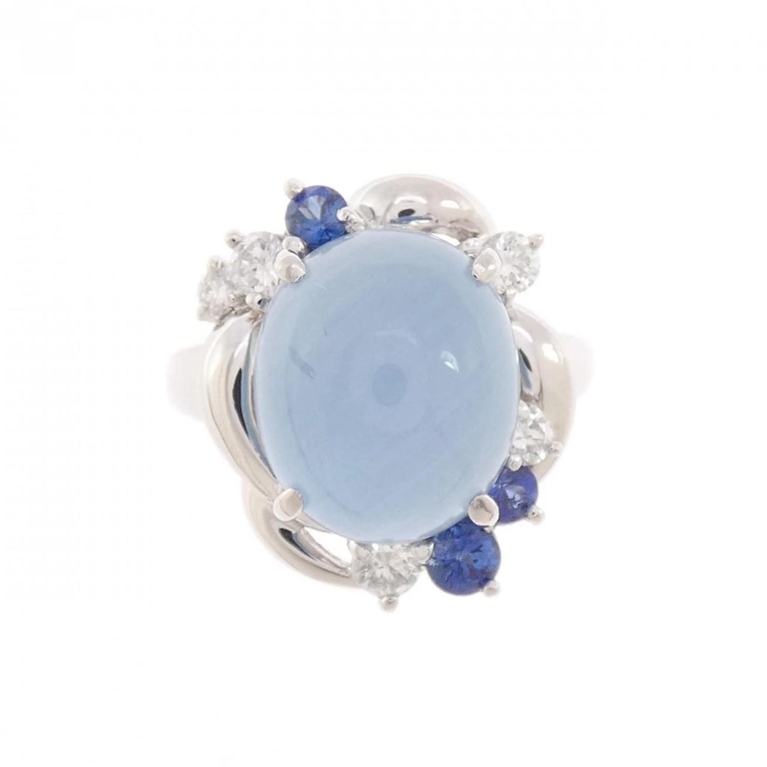 PT900 AQUAMARINE RING - 2