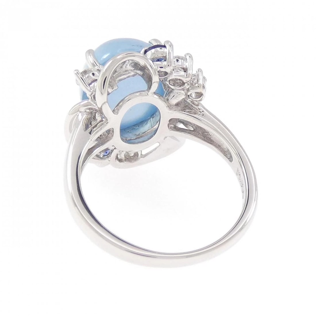 PT900 AQUAMARINE RING - 3