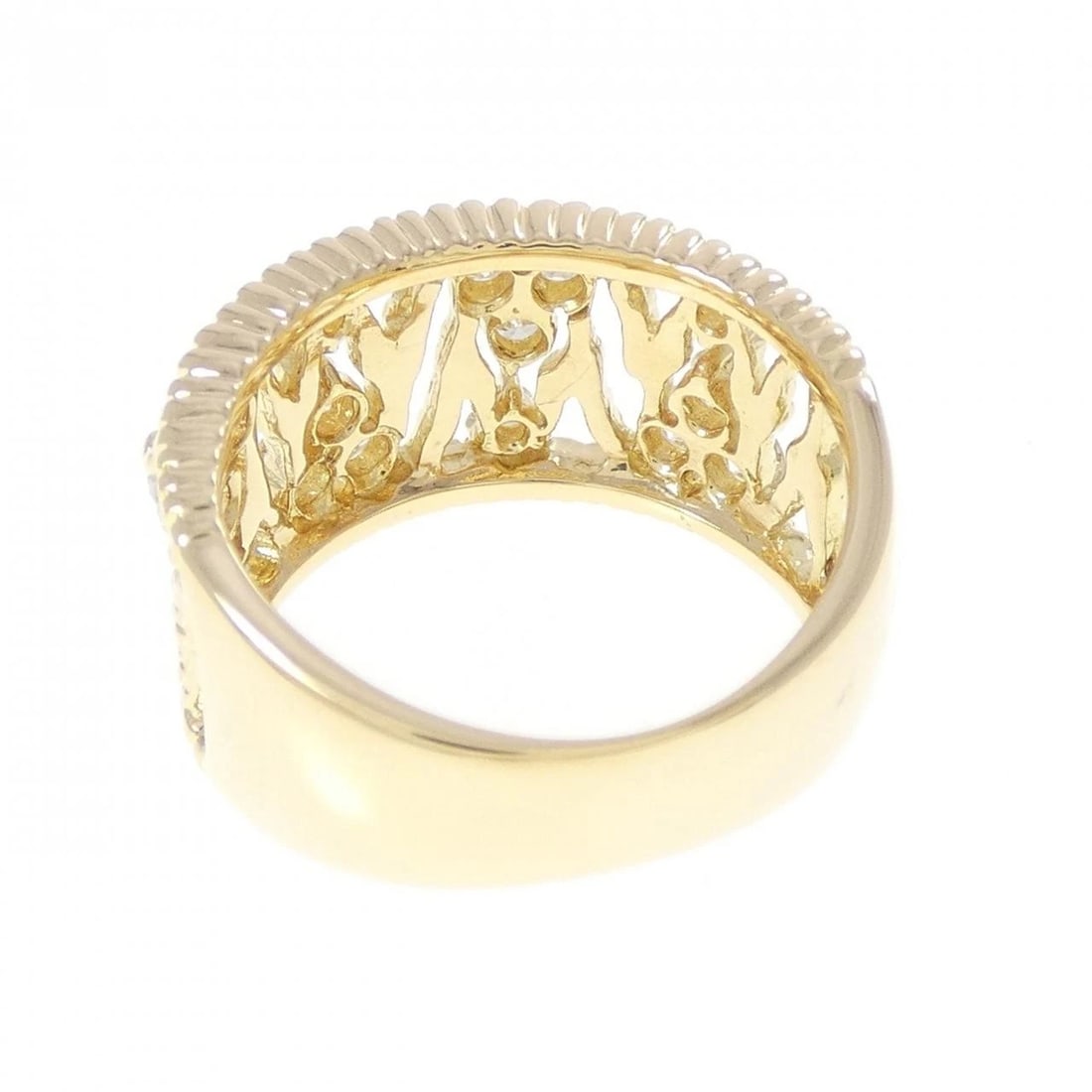 K18YG DIAMOND RING - 3
