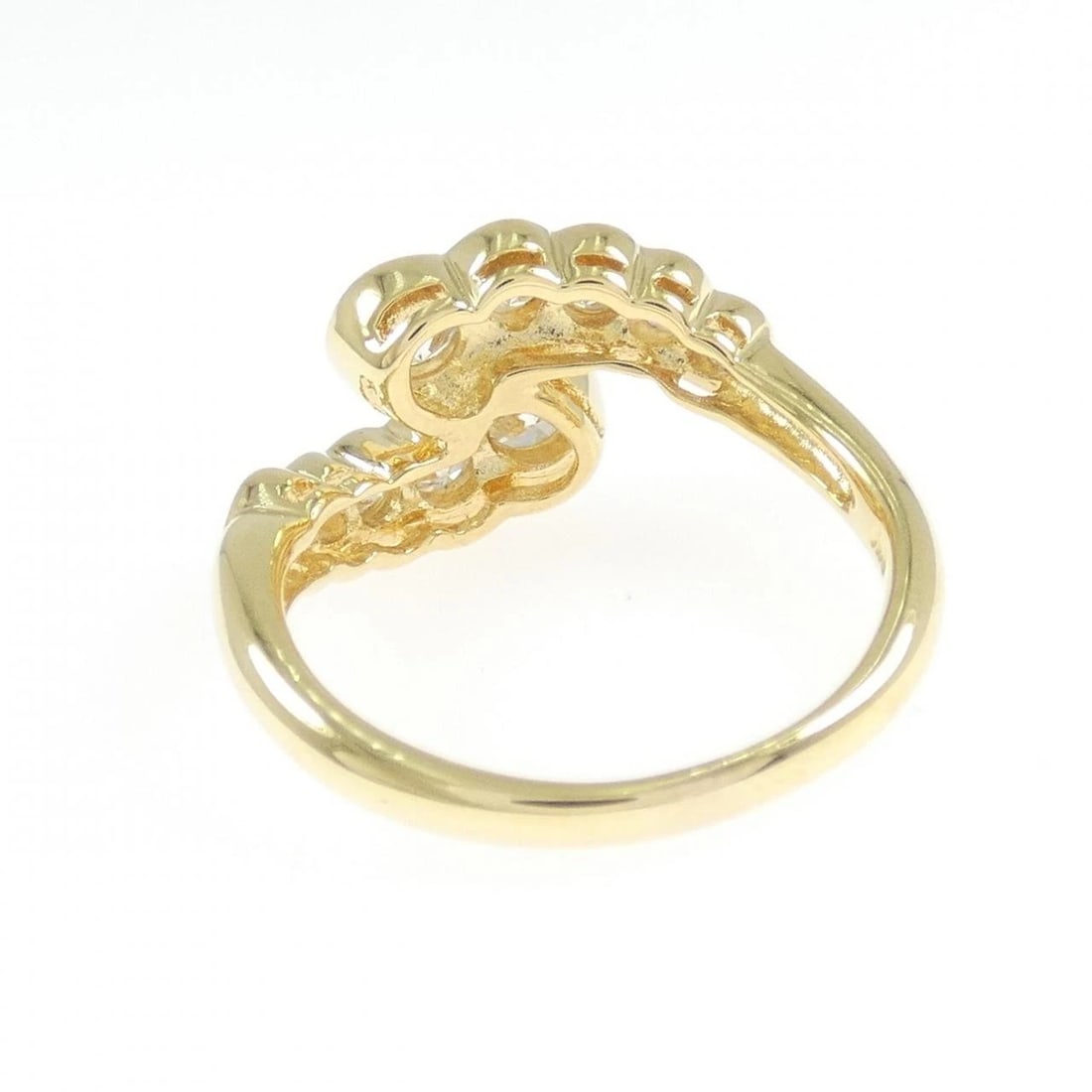 K18YG DIAMOND RING - 3