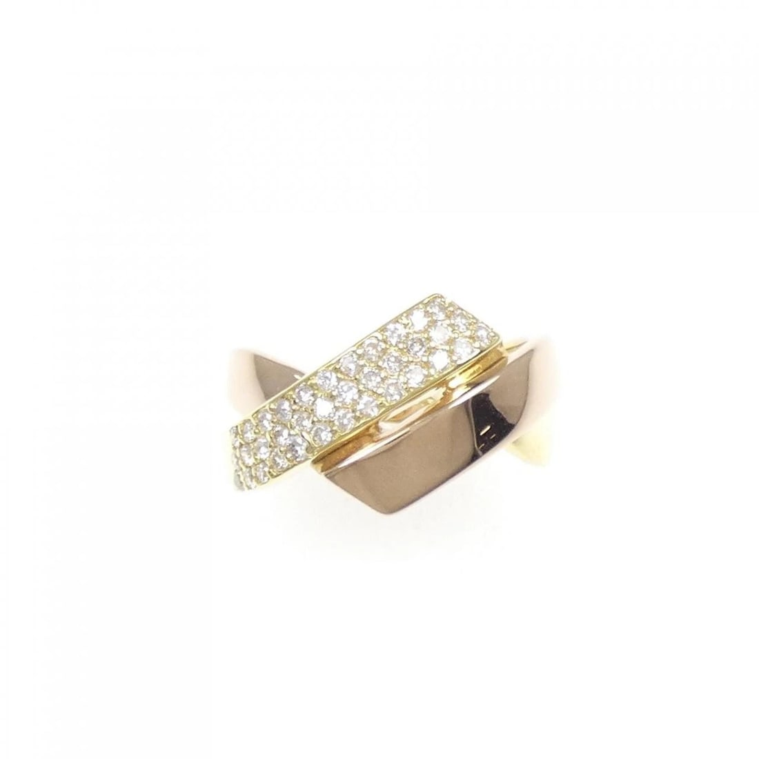 K18YG/K18PG PAVE DIAMOND RING - 2