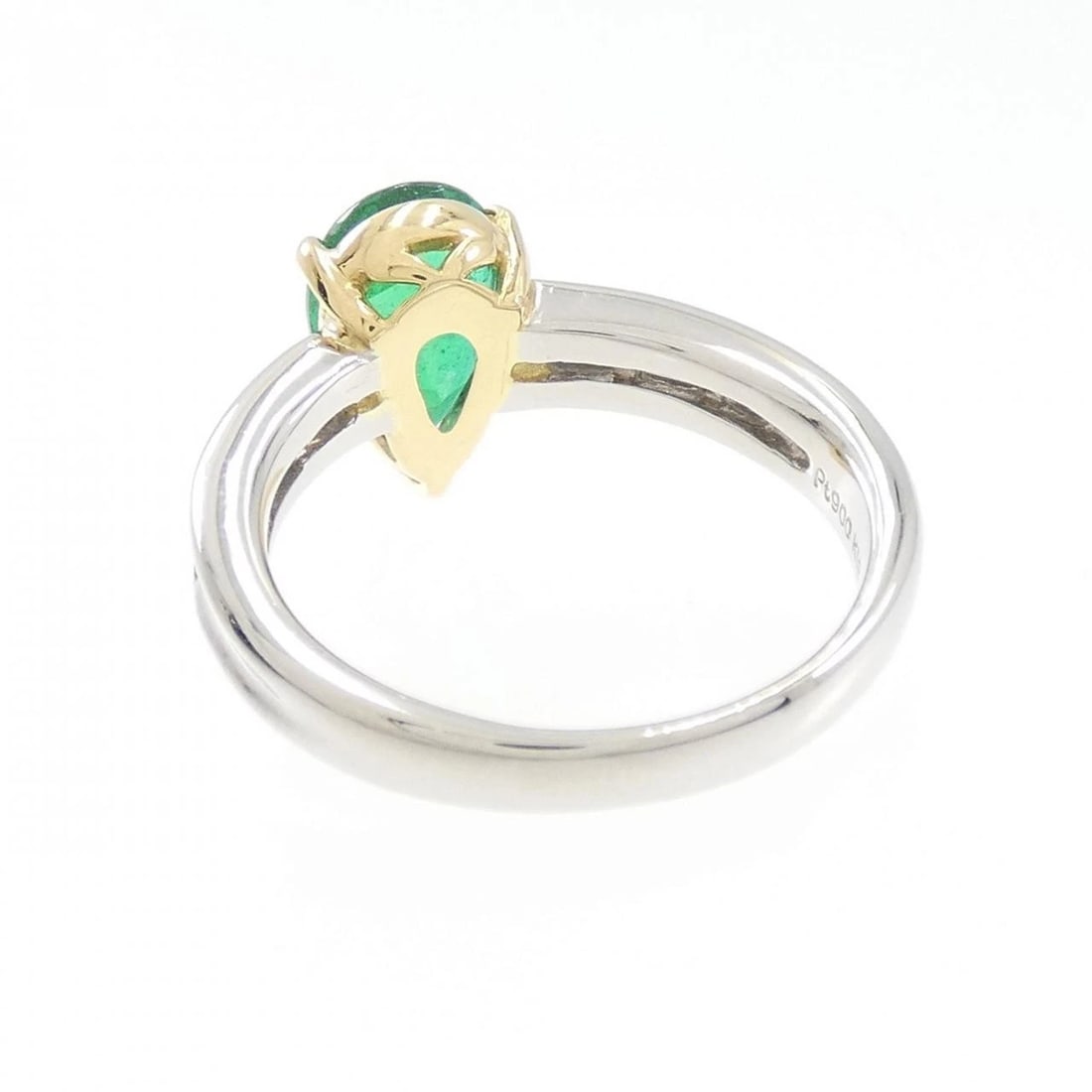 PT900/K18YG EMERALD RING - 3