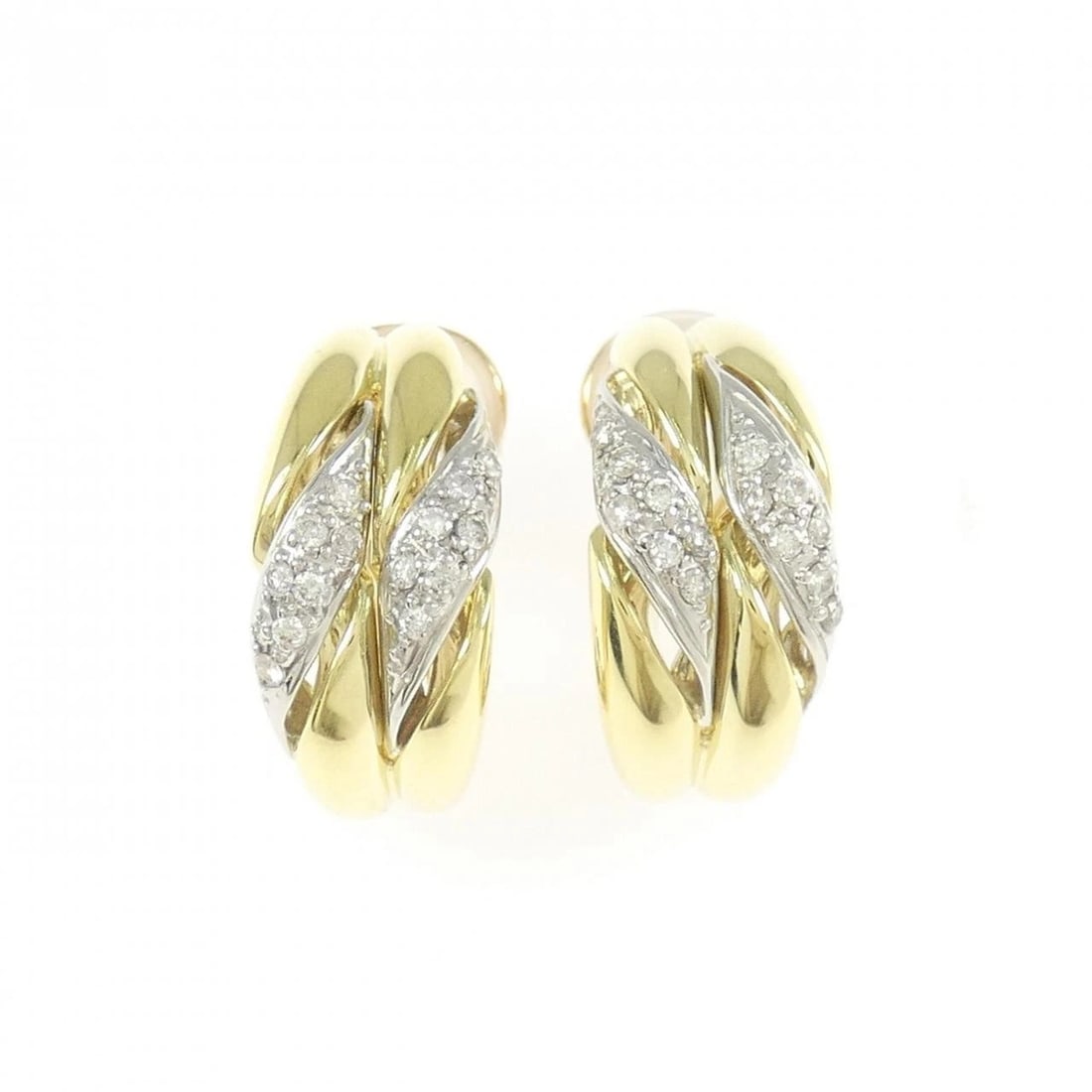 K18YG/PT900 DIAMOND PIERCE/EARRING: K18YG/PT900 Diamond Pierce/Earring Brand: Unbranded Type/Style: Diamond Pierce/Earring Material: 18K Yellow GoldPlatinum900, Main Stone/Creation natural Color: 18K Yellow Gold Platinum Size: Approx.