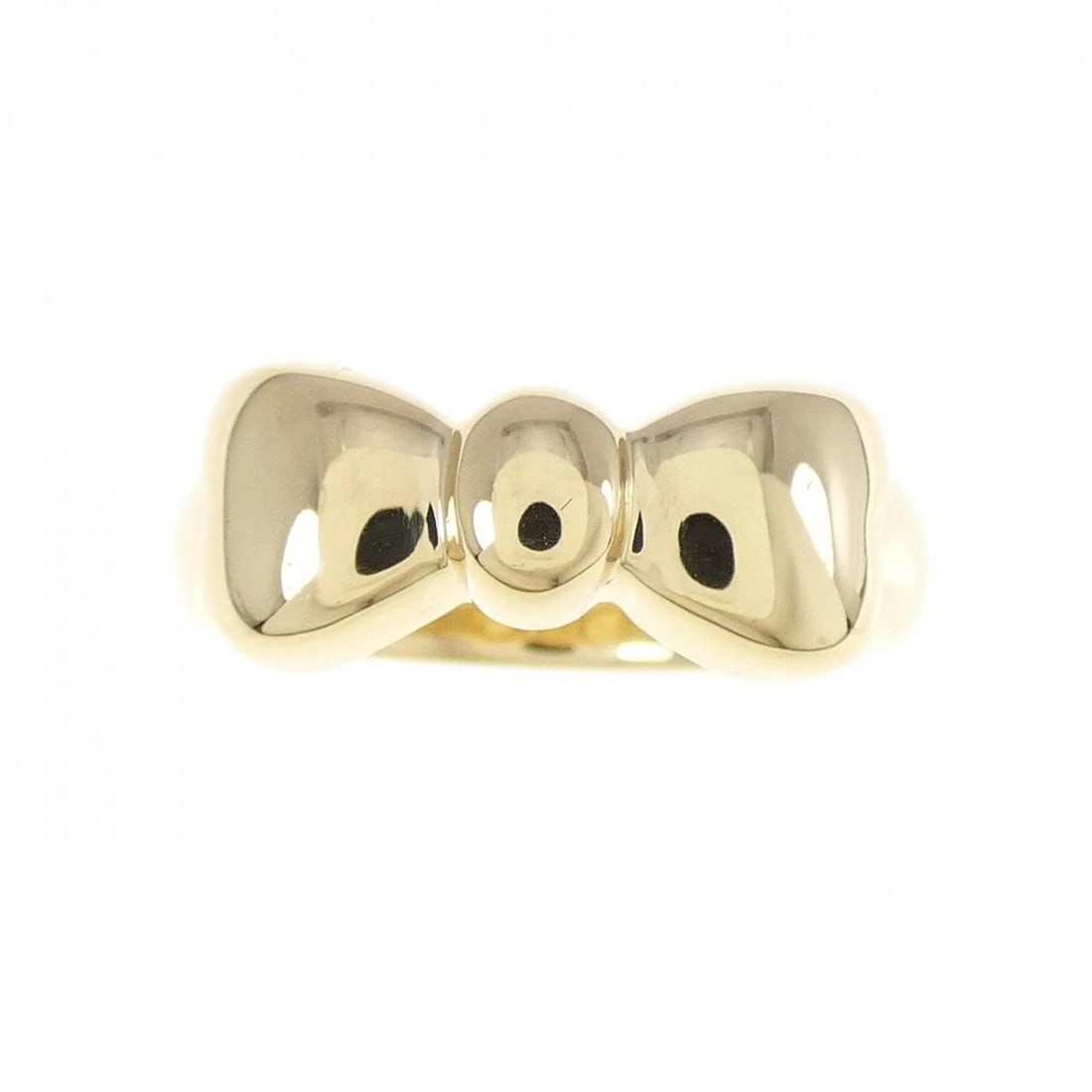 K18YG RIBBON RING - 2