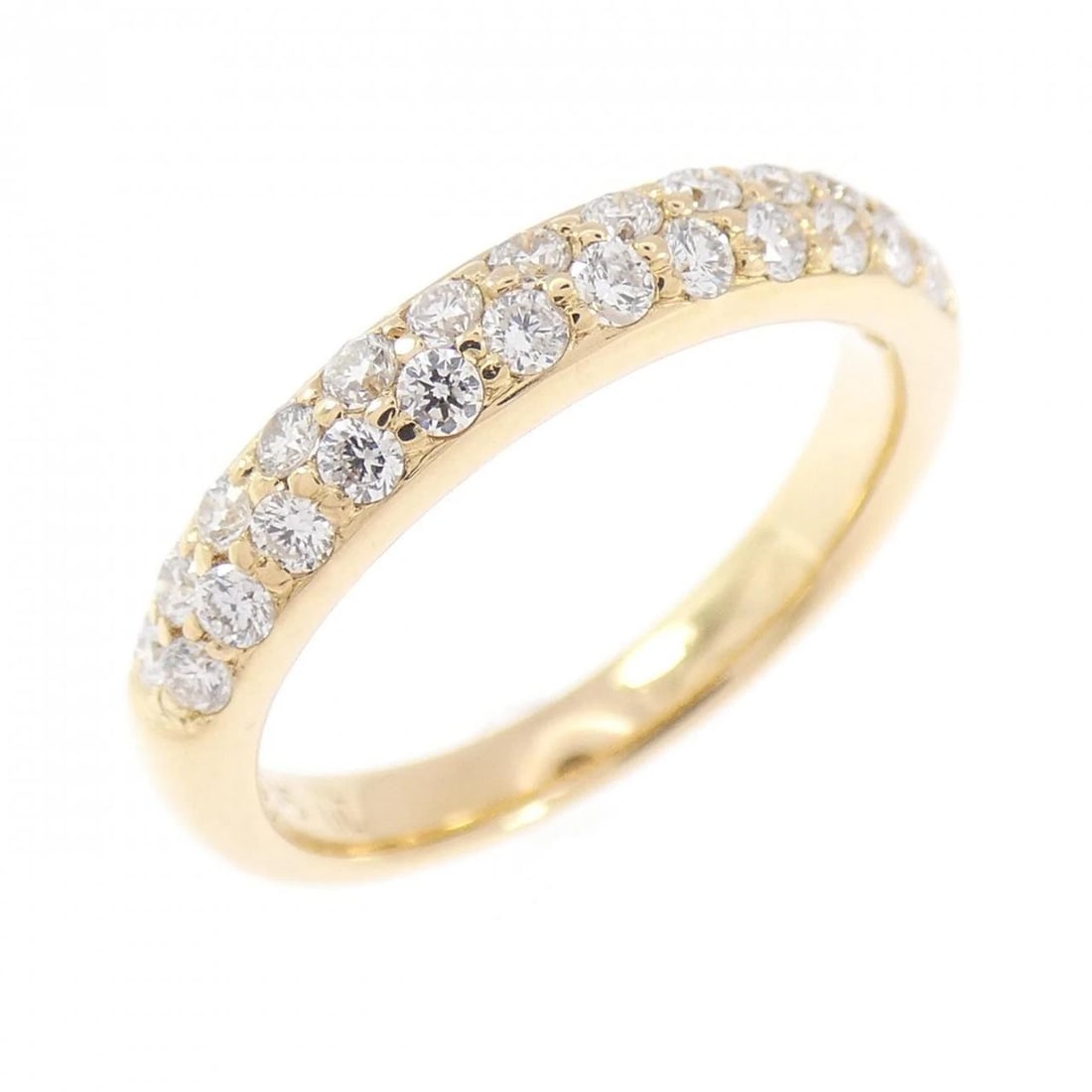 K18YG DIAMOND RING: K18YG Diamond Ring Brand: Unbranded Type/Style: Diamond Ring Material: 18K Yellow Gold, Main Stone/Creation Natural Color: Yellow Gold Size: US 4 Accessories: None Accessories Notice: When purchasing
