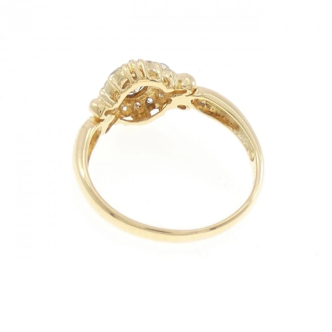 K18YG DIAMOND RING - 3