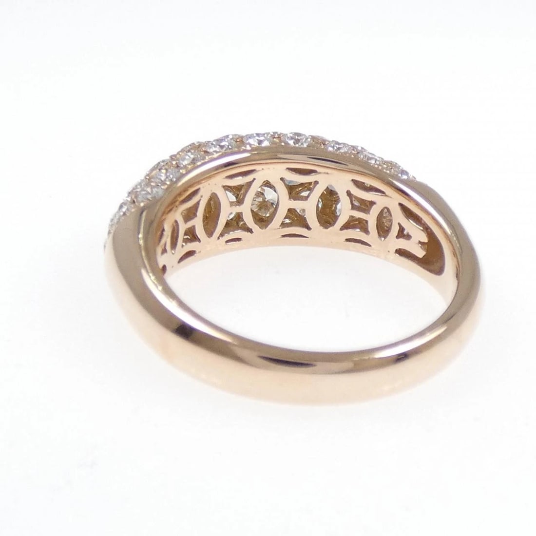 K18PG PAVE DIAMOND RING - 3