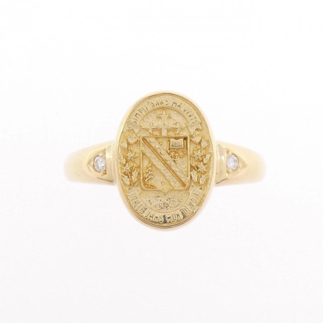 K18YG DIAMOND RING - 2