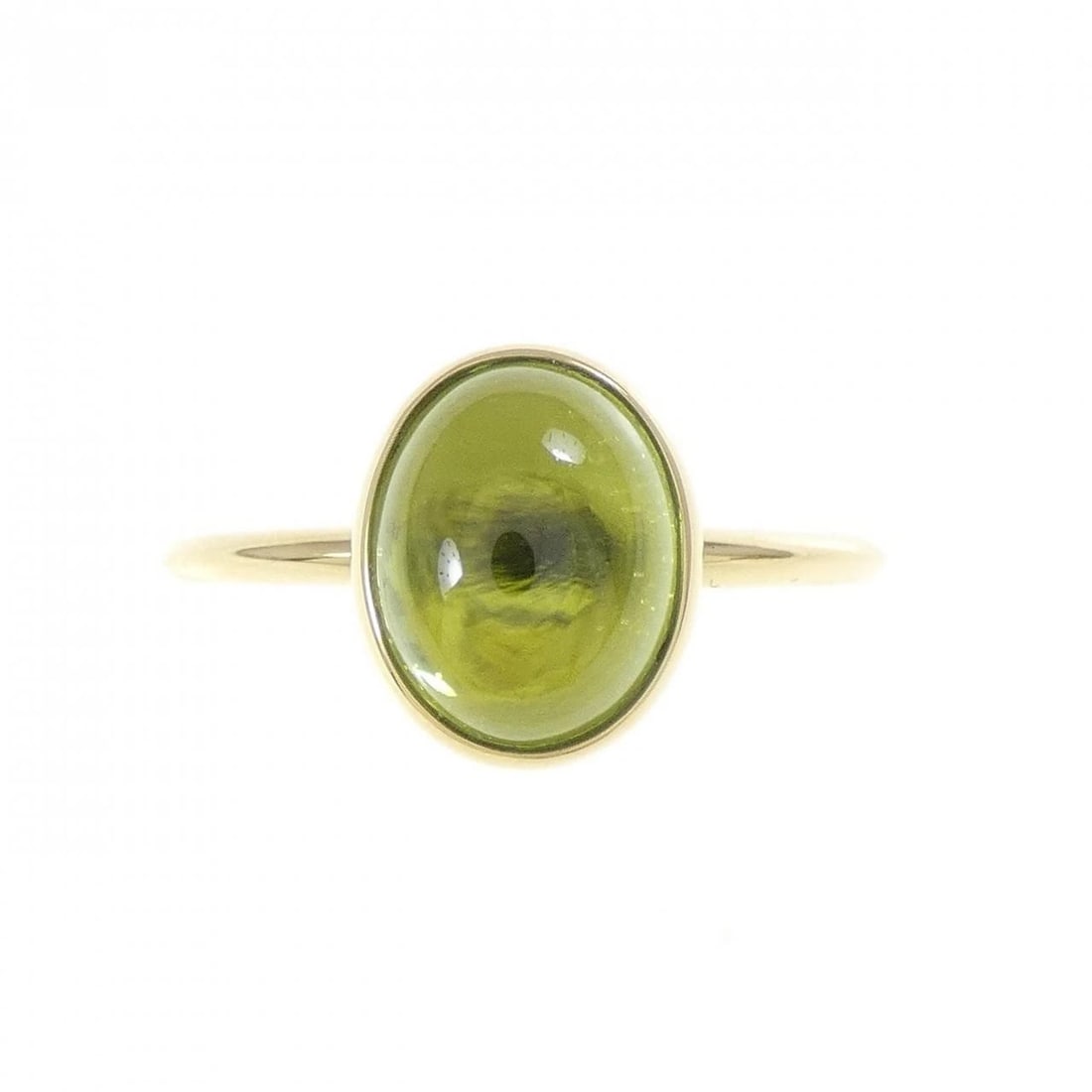 K18YG PERIDOT RING - 2
