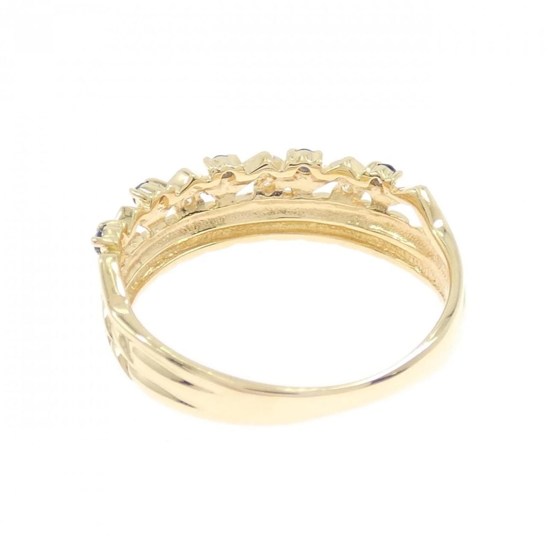 K18YG SAPPHIRE RING - 3