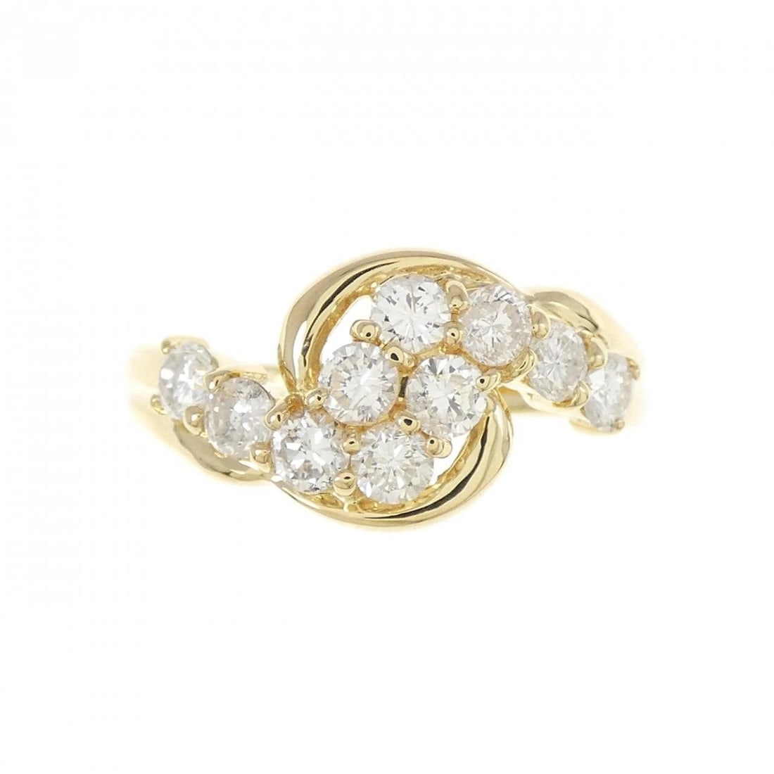 K18YG DIAMOND RING - 2
