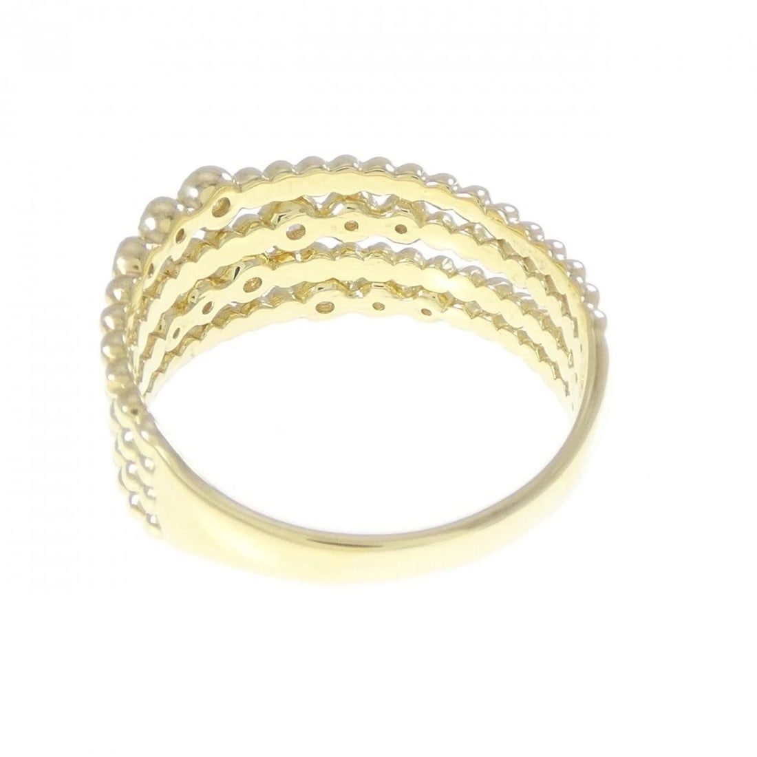 K18YG DIAMOND RING - 3