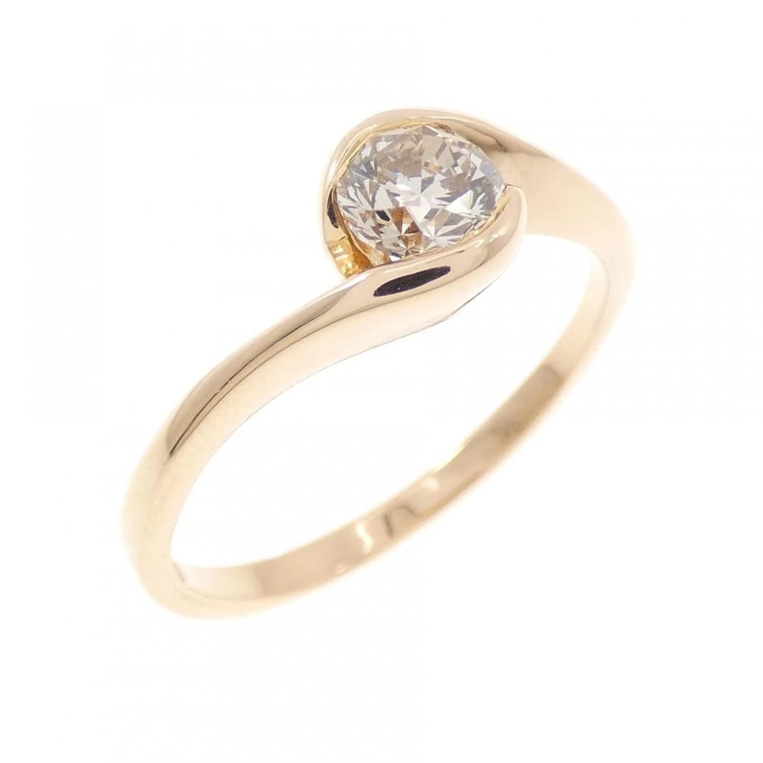 750PG DIAMOND RING: 750PG diamond ring Brand: Unbranded Type/Style: Diamond Ring Material: 750 Pink Gold, Main Stone/Creation Natural Color: Pink Gold Size: US 5 3/4 Accessories: None Accessories Notice: When purchasing