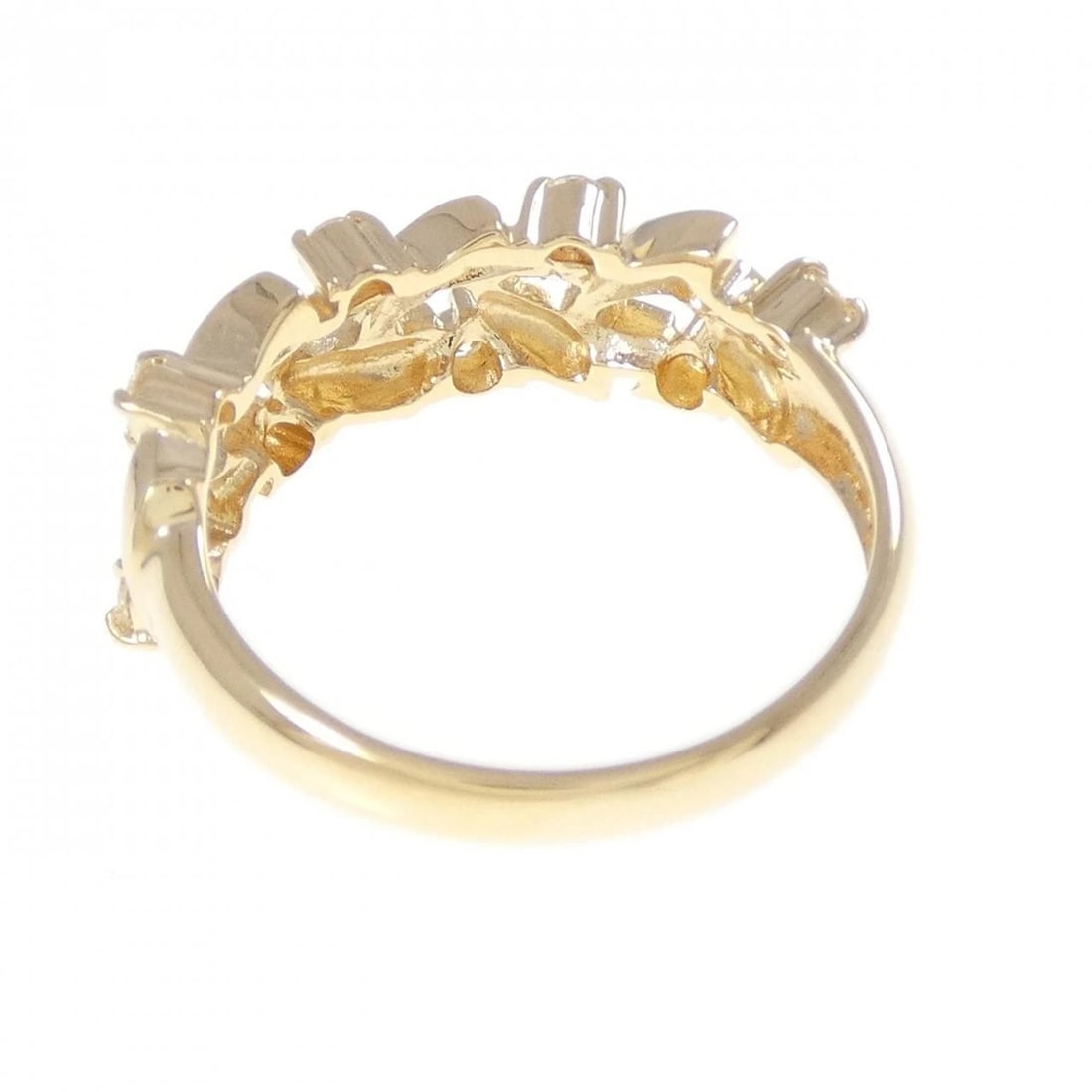 K18YG DIAMOND RING - 3