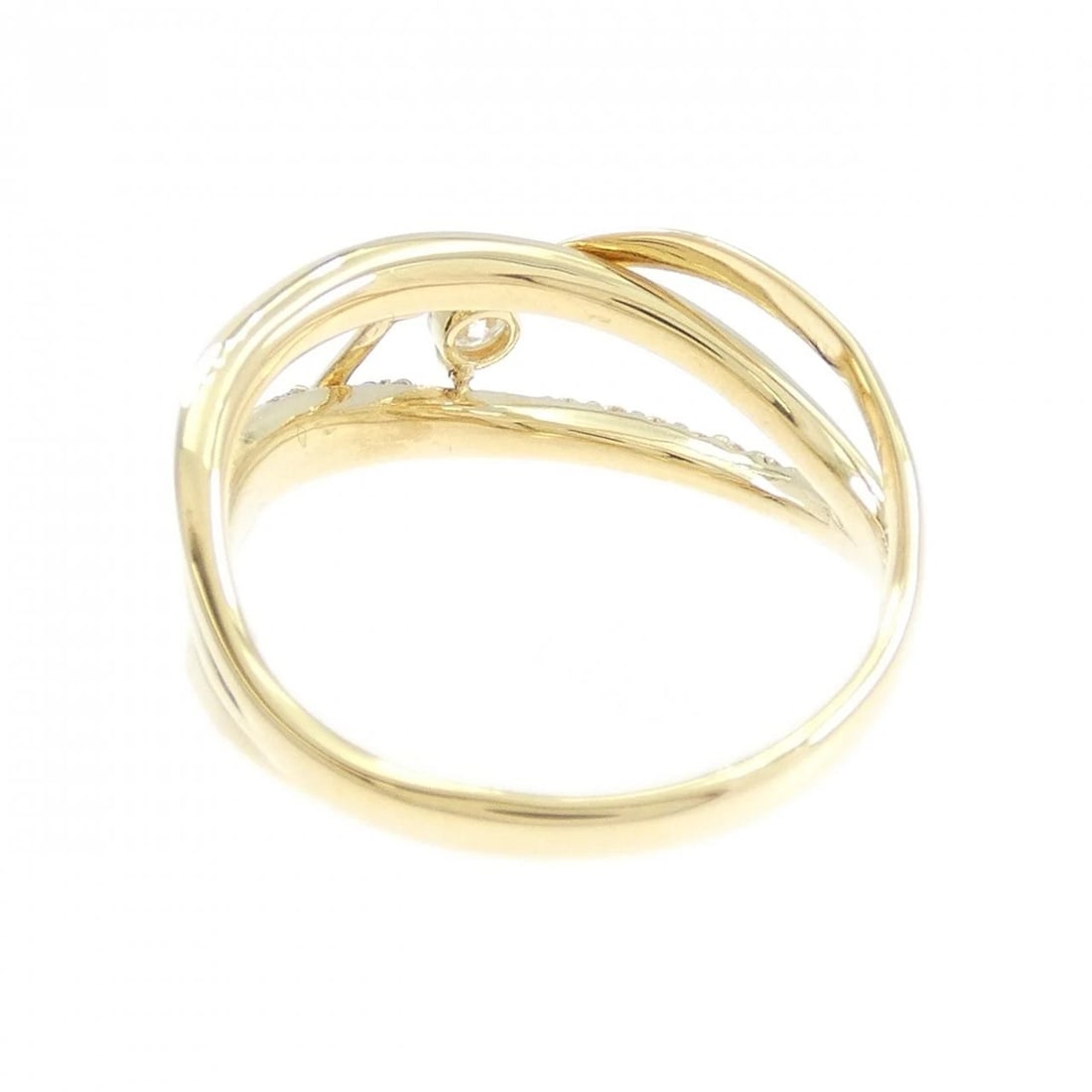 K18YG DIAMOND RING - 3