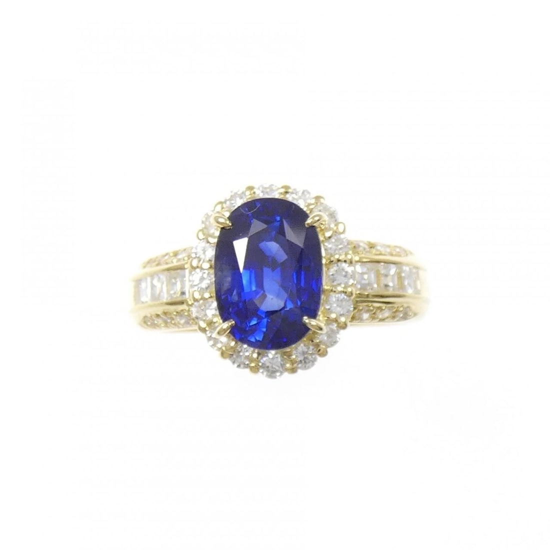 K18YG SAPPHIRE RING - 2