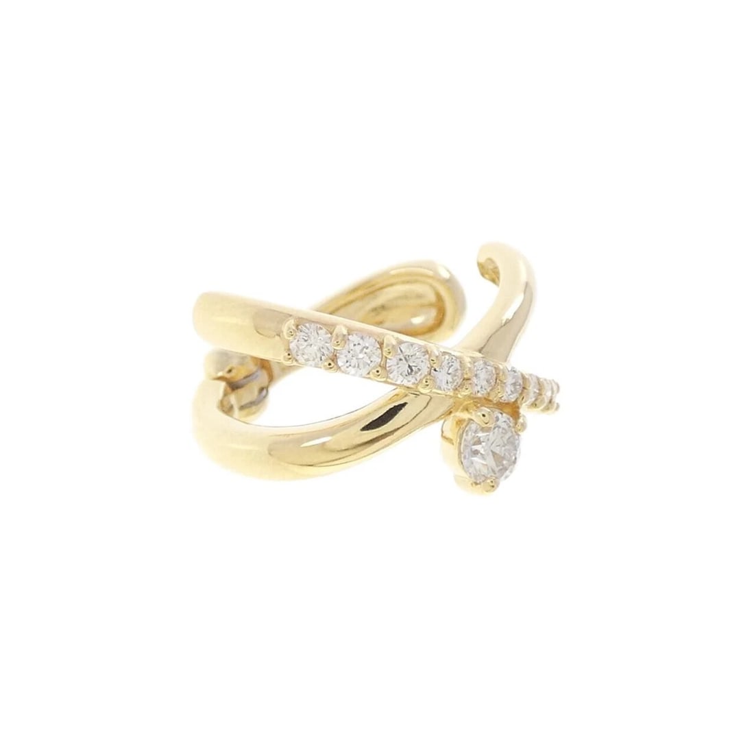 K18YG DIAMOND EAR CUFF - 2