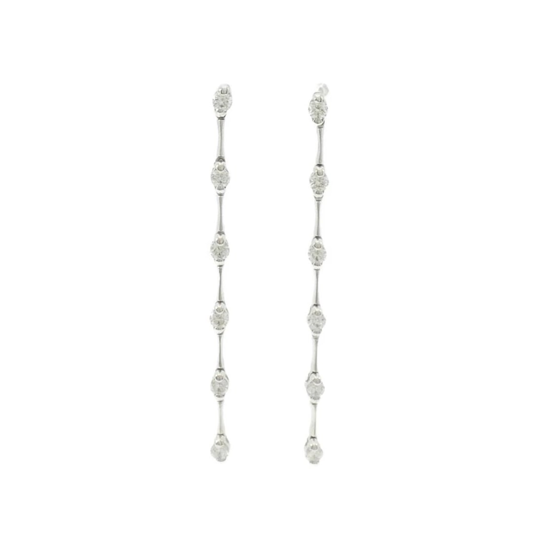 K18WG DIAMOND PIERCE - 2