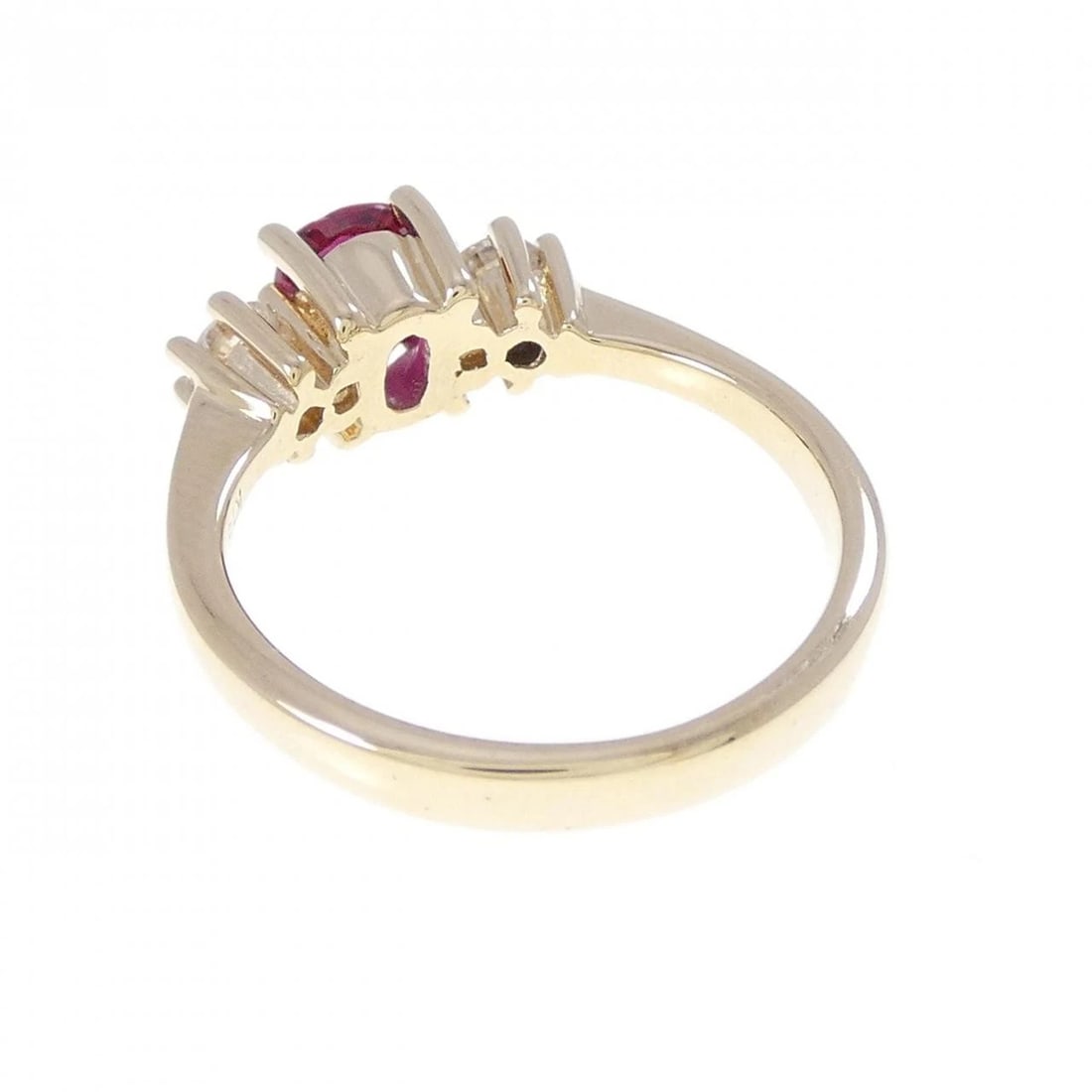 18K YELLOW GOLD RUBY RING - 3