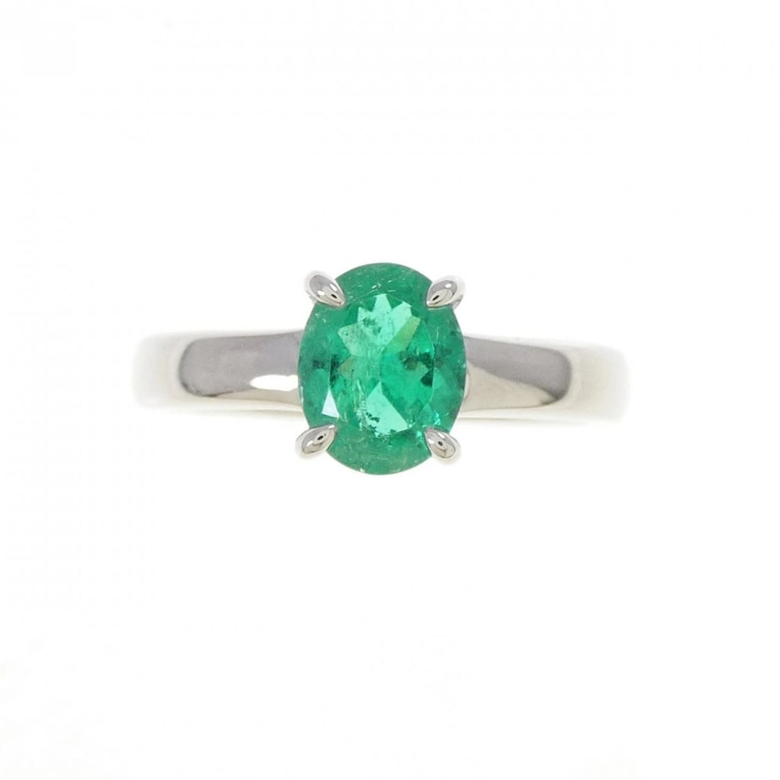 PT900 EMERALD RING - 2