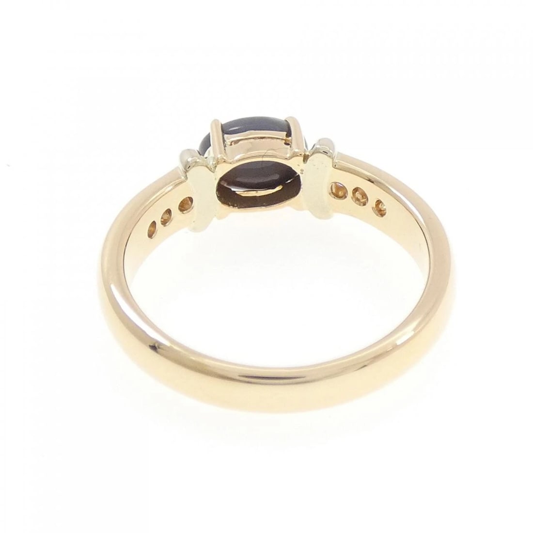 750YG BLACK OPAL RING - 3