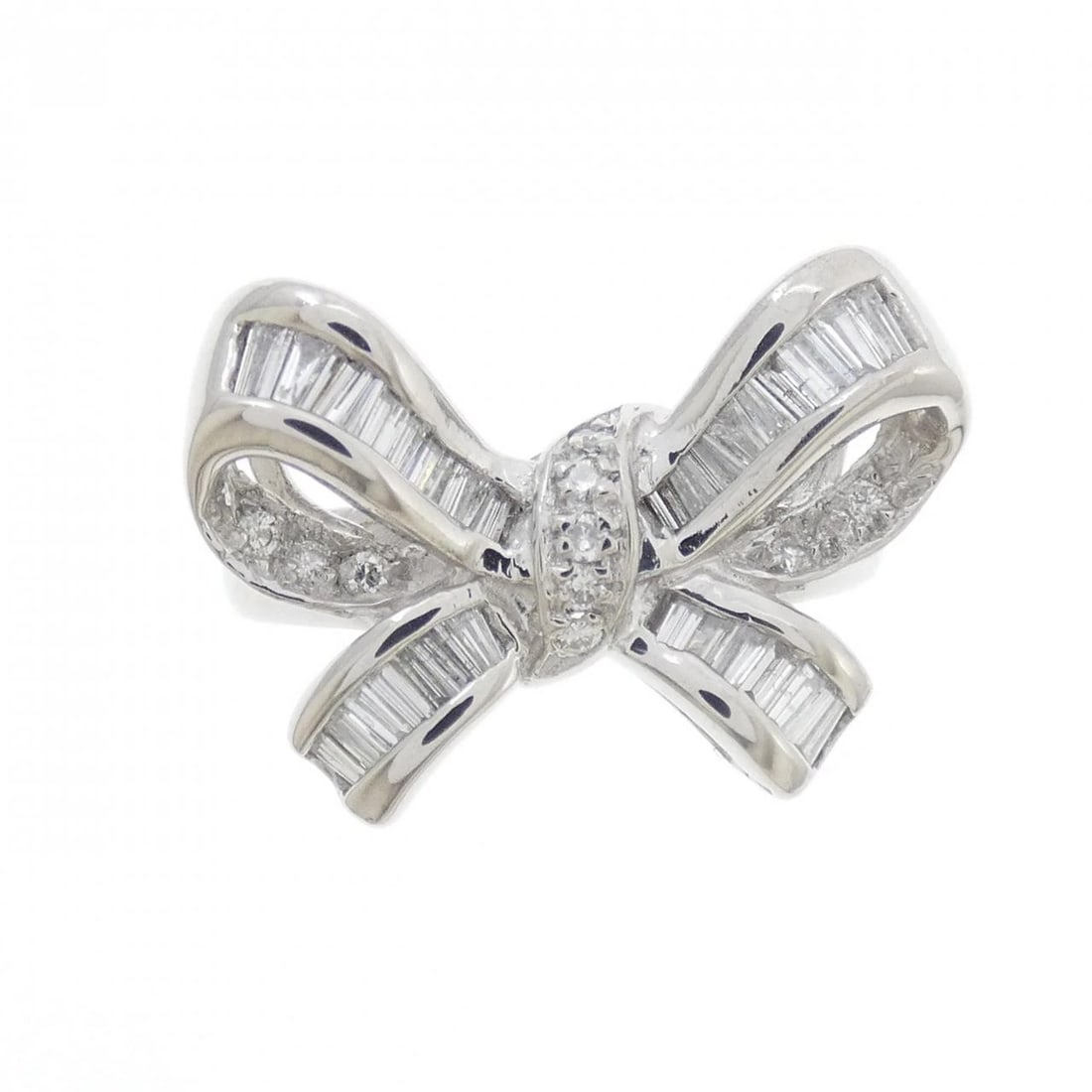PT900 RIBBON DIAMOND RING - 2