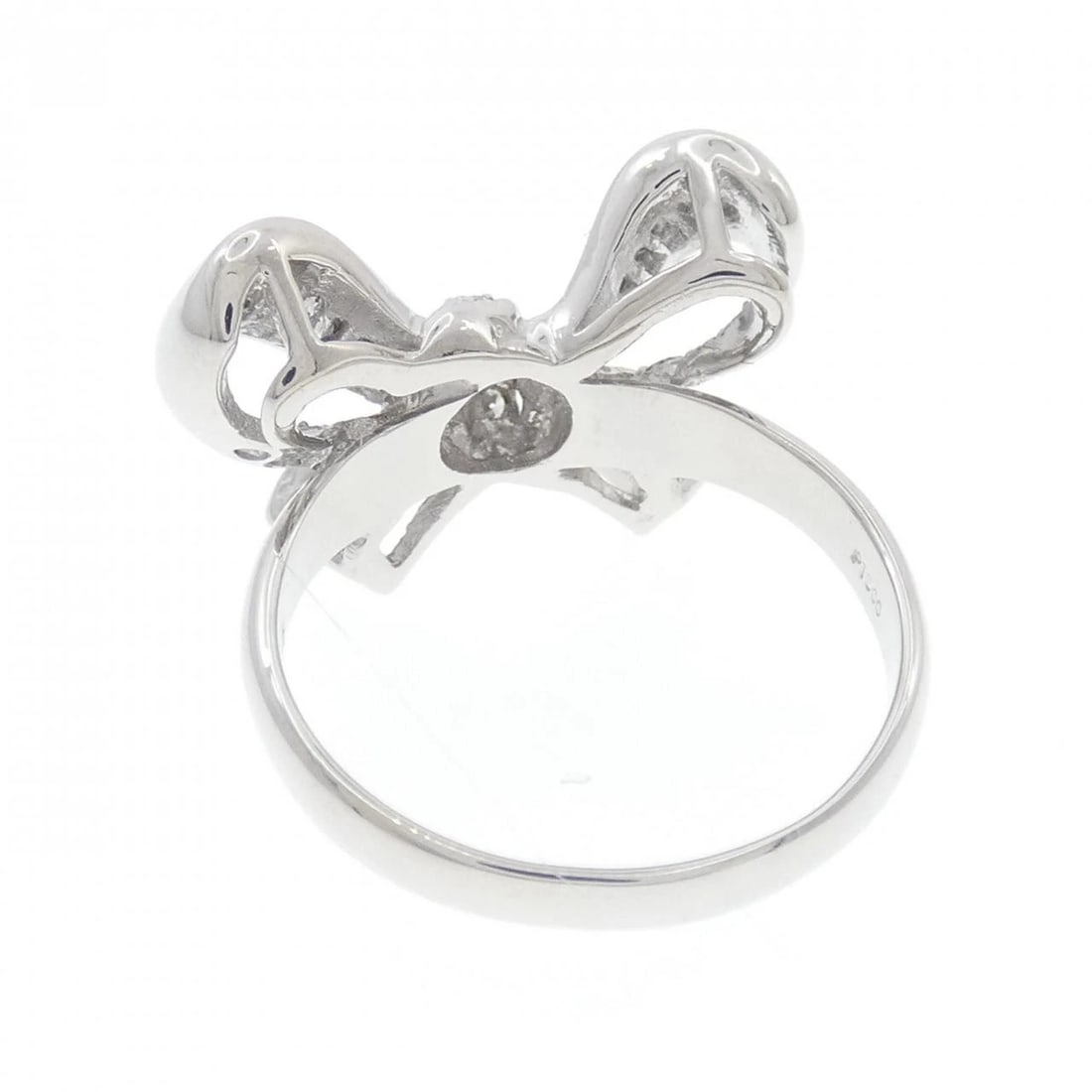 PT900 RIBBON DIAMOND RING - 3