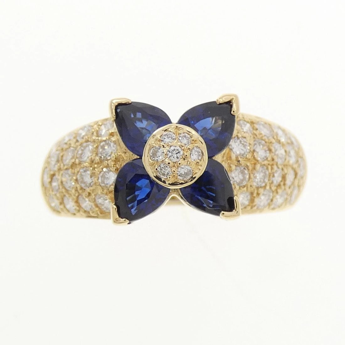 750YG SAPPHIRE RING - 2