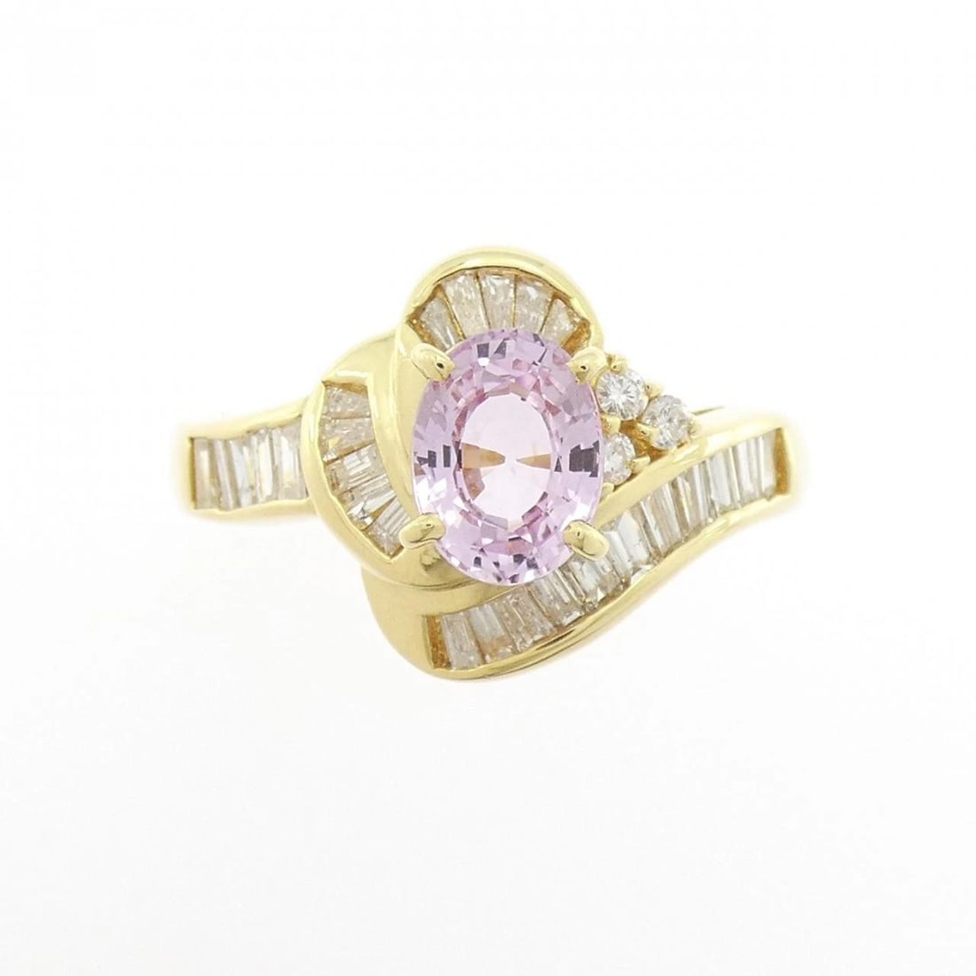 K18YG SAPPHIRE RING - 2