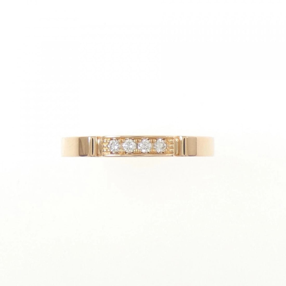 CARTIER MAILLON PANTHERE 4P RING: Cartier Maillon PANTHERE 4P Ring Brand: CARTIER Type/Style: ring Material: 750 Pink Gold, Main Stone/Creation Natural Color: pink Gold Size: US 5 Accessories: None Accessories Notice: When purchasing