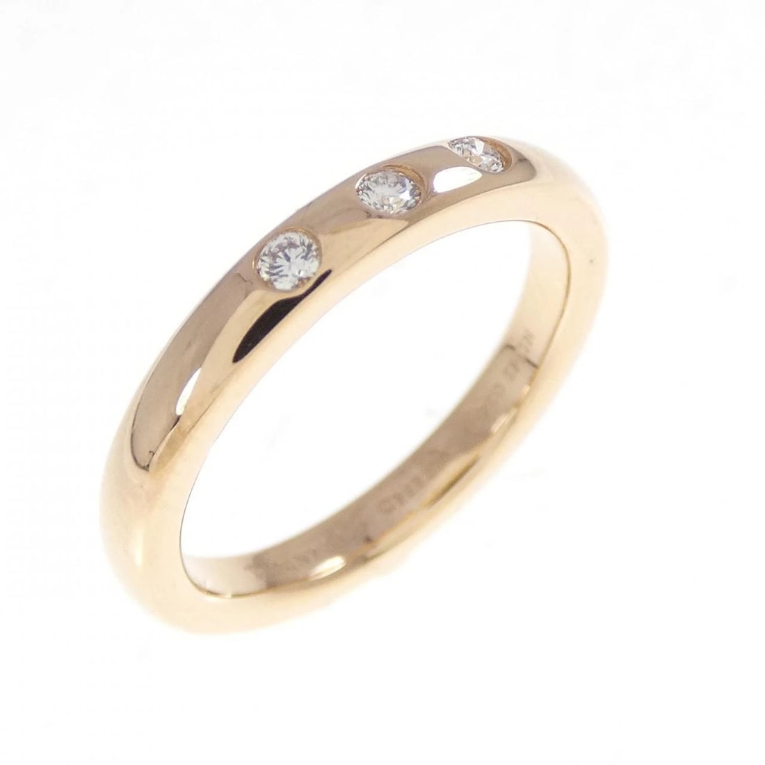TIFFANY&CO. STACKING BAND RING: TIFFANY&Co. Stacking Band Ring Brand: TIFFANY&Co. Type/Style: Ring Material: 750 Pink Gold, Main Stone/Creation Natural Color: Pink Gold Size: US 4 Accessories: None Accessories Notice: When