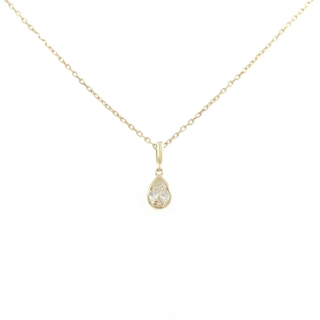 MIKIMOTO DIAMOND NECKLACE: Mikimoto Diamond Necklace Brand: MIKIMOTO Type/Style: Necklace Material: K18 yellow gold, Main Stone/Creation Natural Color: Yellow Gold Size: 41cm Actual Size Pendant length approx. x width approx.: