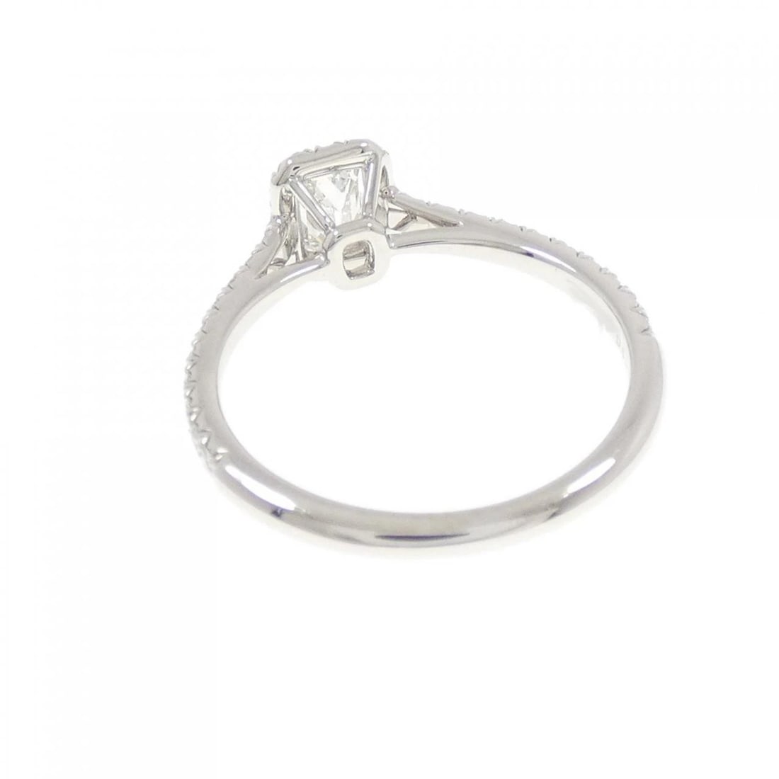TIFFANY & CO. SOLESTE EMERALD CUT RING - 2