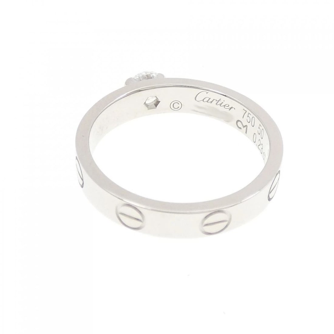 CARTIER MINI LOVE RING SOLITAIRE RING - 3