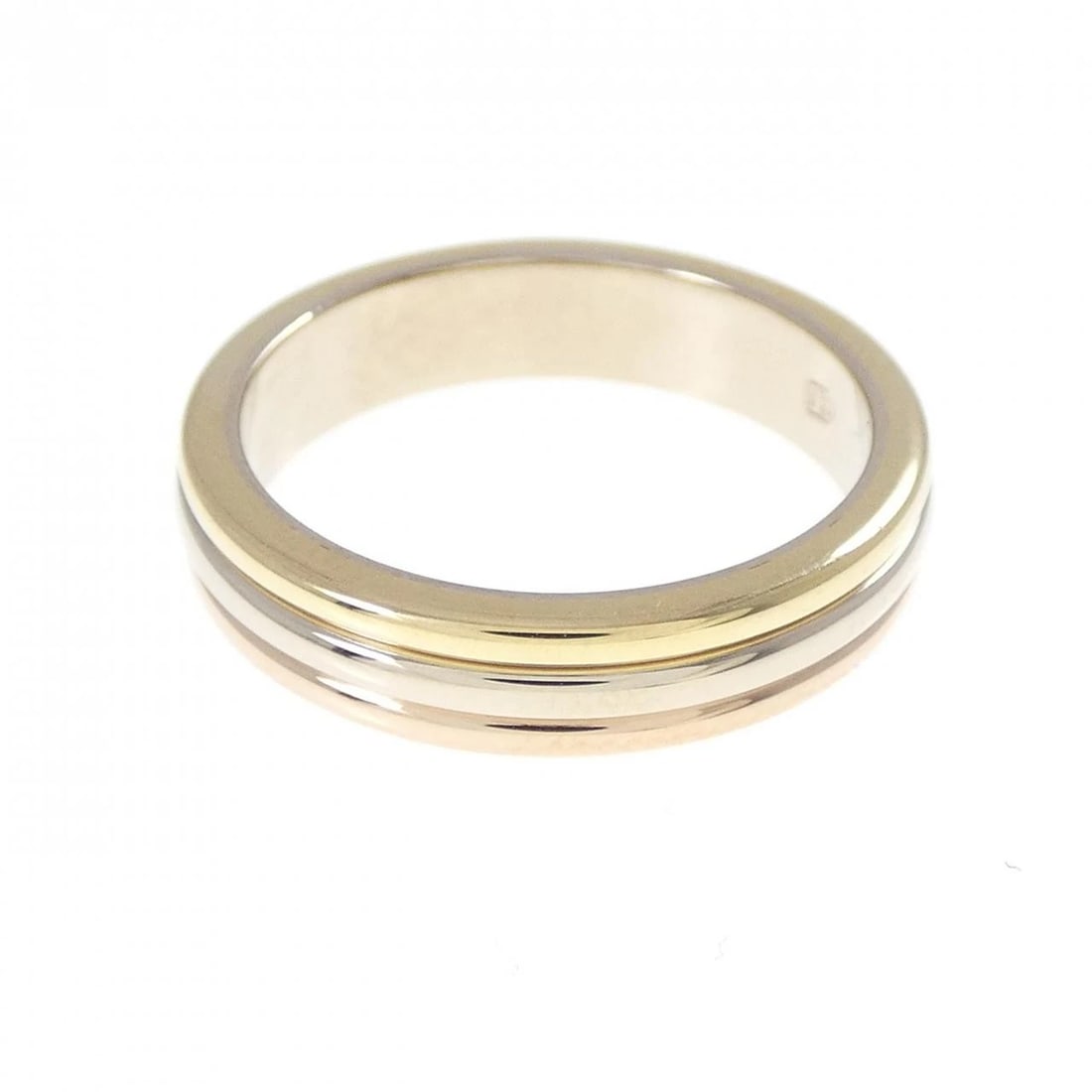 CARTIER THREE-GOLD WEDDING RING - 2
