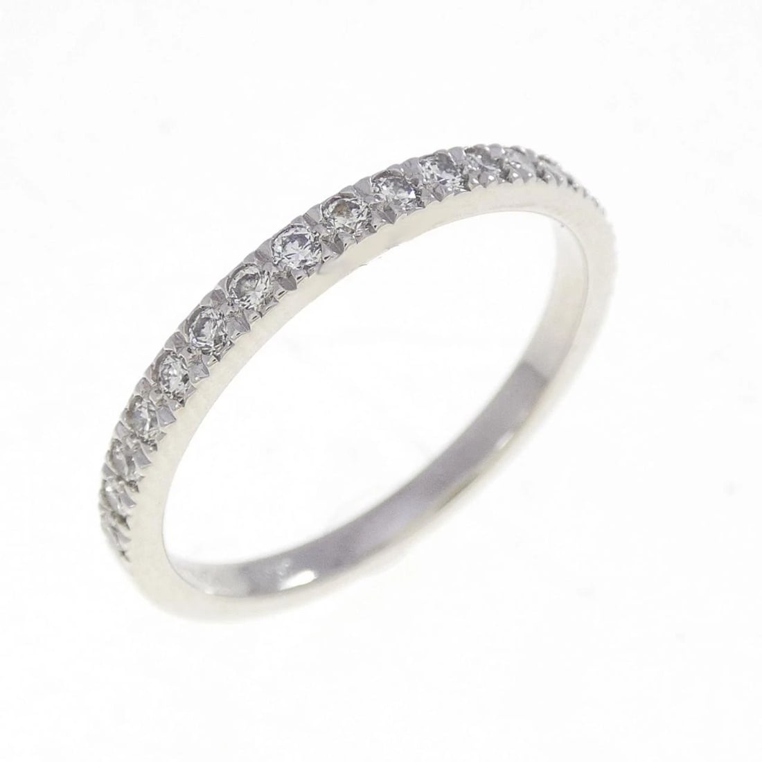 TIFFANY & CO. NOVO HALF CIRCLE RING: TIFFANY & Co. Novo Half Circle Ring Brand: TIFFANY&Co. Type/Style: Ring Material: Platinum950, Main Stone/Creation Natural Color: White Size: US 7 Accessories: None Accessories Notice: When