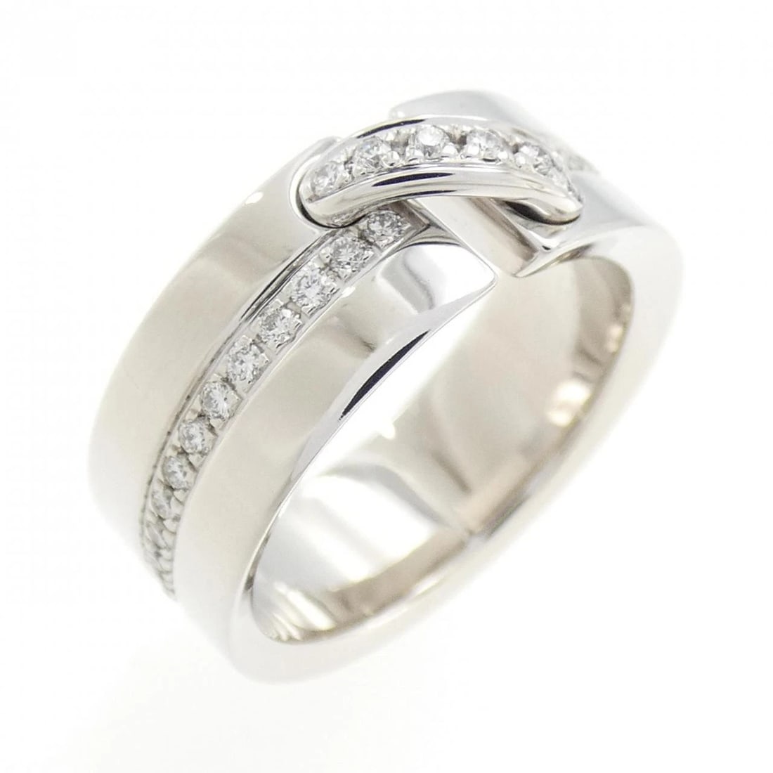 CHAUMET LIEN RING: Chaumet Lien Ring Brand: Chaumet Type/Style: Ring Material: 750 white gold, Main Stone/Creation Natural Color: White Gold Size: US 5.5 Accessories: None Accessories Notice: When purchasing pre-owned