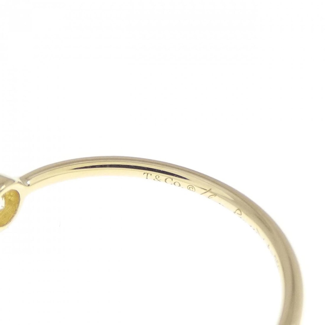 TIFFANY & CO. WAVE SINGLE ROW RING - 4