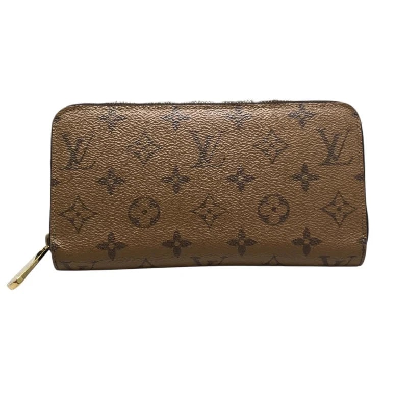 LOUIS VUITTON ZIPPY WALLET BROWN MONOGRAM REVERSE (1 of 3)